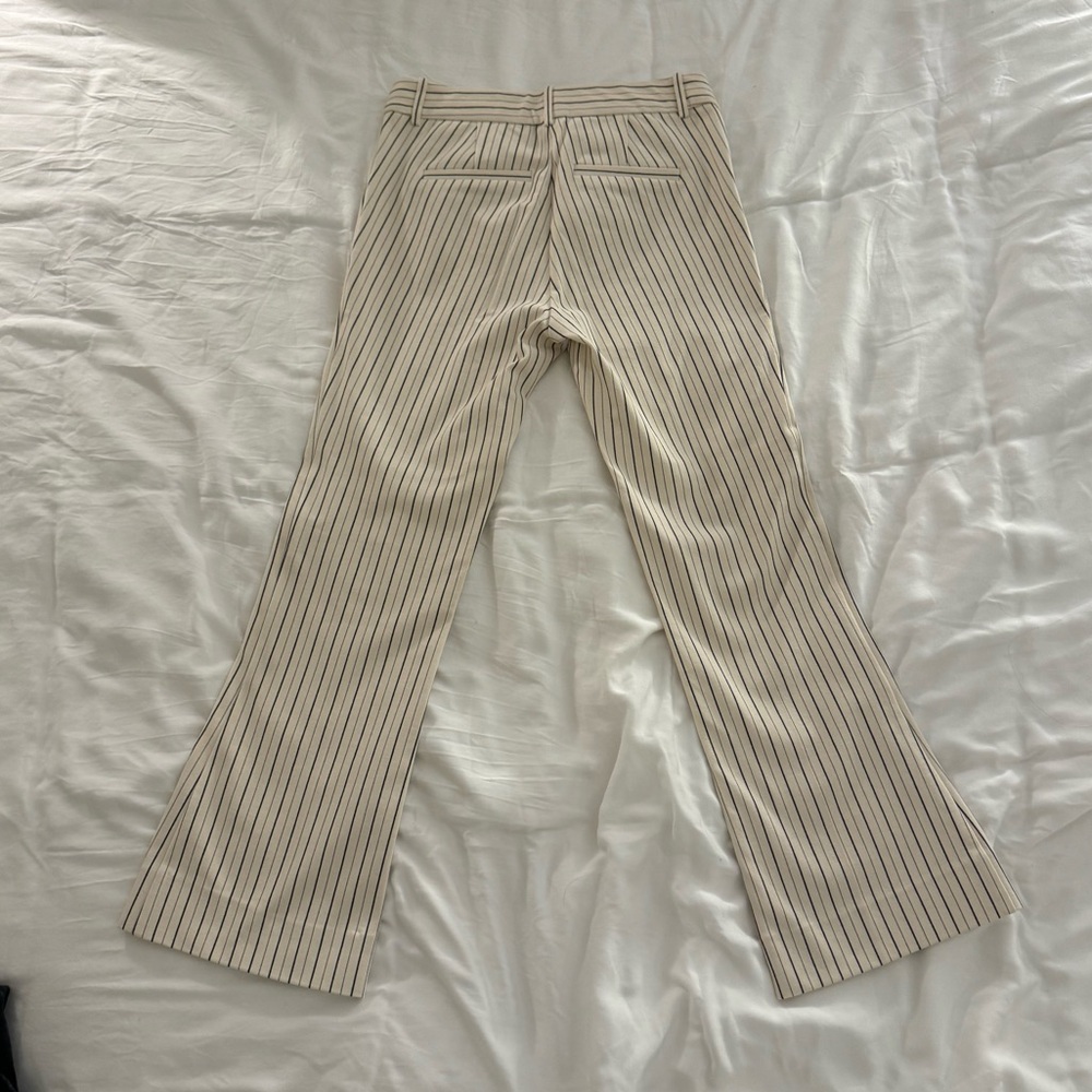 Derek Lam 10 Crosby cream pinstripe pant - Picture 5 of 6